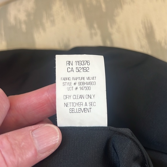 Helmut Lang silk/velvet black dress - Picture 8 of 8